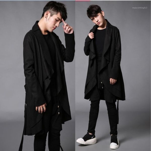 men's wool & blends s-5xlin the spring and autumn in design of men's cloth coat burrs long coat1, Black
men's wool & blends s-5xlin the spring and autumn in design of men's cloth coat burrs long coat1, Black