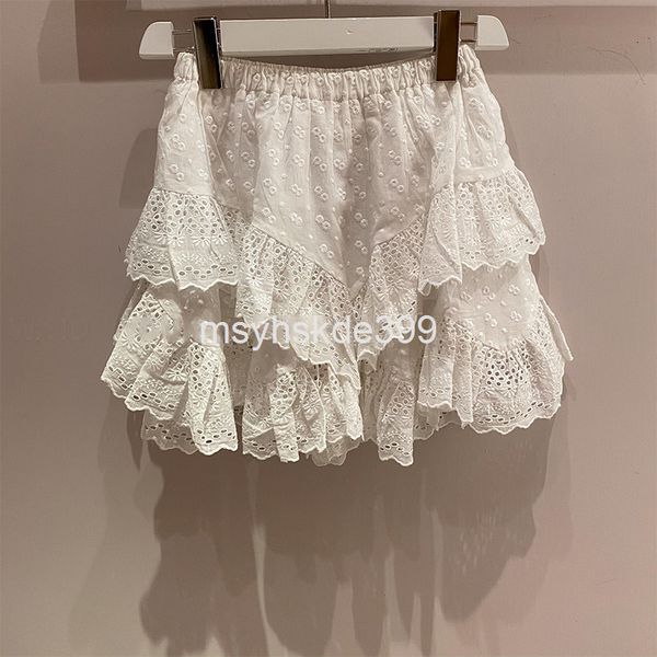 two piece dress 6330 isabel niche spring and summer style embroidery lace layered shorts skirt pants women's fashion, White
two piece dress 6330 isabel niche spring and summer style embroidery lace layered shorts skirt pants women's fashion, White