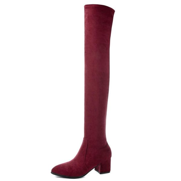 2020 new winter women boots over the knee women stretch fashion red black boot high heels boots plush fur shoes
2020 new winter women boots over the knee women stretch fashion red black boot high heels boots plush fur shoes