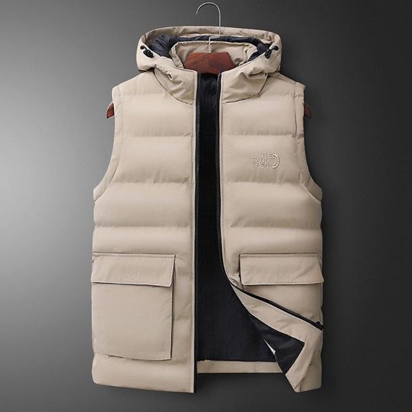 new fashion men sleeveless hooded solid parkas vest 2020 autumn winter casual outwear vests jacket veste homme ropa hombre, Black
new fashion men sleeveless hooded solid parkas vest 2020 autumn winter casual outwear vests jacket veste homme ropa hombre, Black