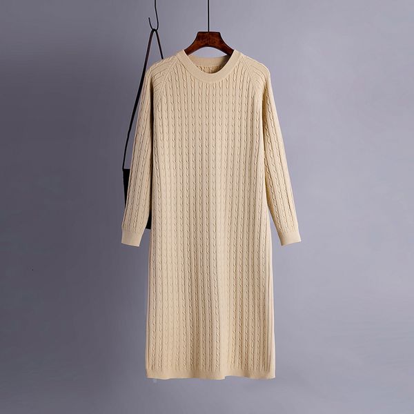 2021 new basic autumn winter straight sweater robe o-neck women loose long female chic knit elegant dress akgb, Black;gray
2021 new basic autumn winter straight sweater robe o-neck women loose long female chic knit elegant dress akgb, Black;gray