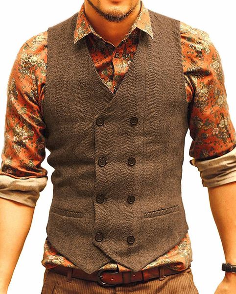 tweed mens suit vest v neck wool herringbone casual business double-breasted waistcoat groomman for wedding green/black/brown
tweed mens suit vest v neck wool herringbone casual business double-breasted waistcoat groomman for wedding green/black/brown