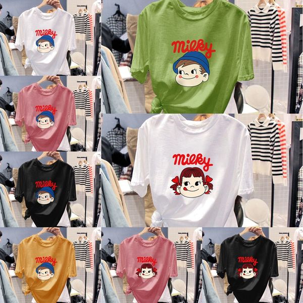 2020 summer new student cotton short sleeve women's loose size 2020 summer new student cotton short t-shirt sleeve t-shirt women's, White
2020 summer new student cotton short sleeve women's loose size 2020 summer new student cotton short t-shirt sleeve t-shirt women's, White