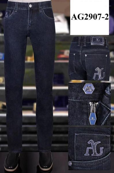 men's jeans men 2021 fall and winter clothes cotton elasticity business zipper british casual breathable size 31~401, Blue
men's jeans men 2021 fall and winter clothes cotton elasticity business zipper british casual breathable size 31~401, Blue