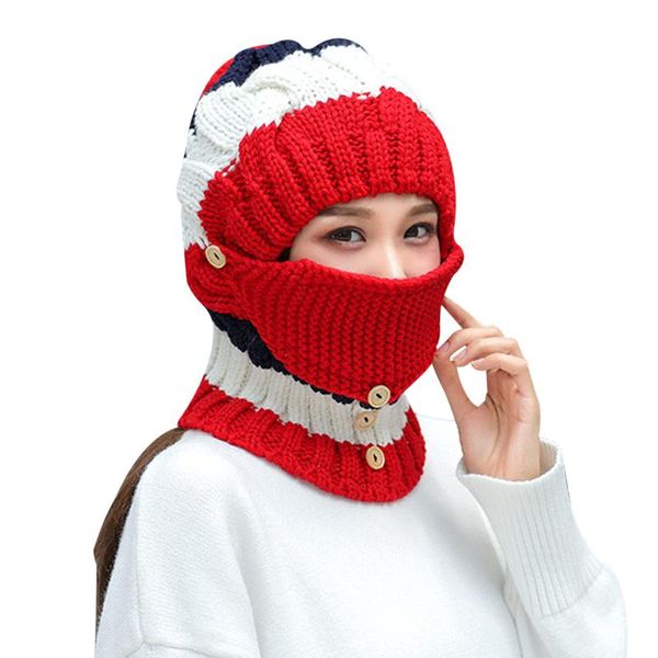 autumn winter plus velvet hat women's bib face cover three-piece set warm knitted hat outdoor comfortable portable-wt, Blue;gray
autumn winter plus velvet hat women's bib face cover three-piece set warm knitted hat outdoor comfortable portable-wt, Blue;gray