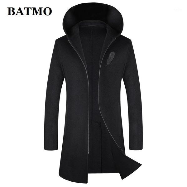 batmo 2019 new arrival autumn&winter wool hooded jackets men,men's wool trench coat,plus-size m-xxxl 20081, Black
batmo 2019 new arrival autumn&winter wool hooded jackets men,men's wool trench coat,plus-size m-xxxl 20081, Black