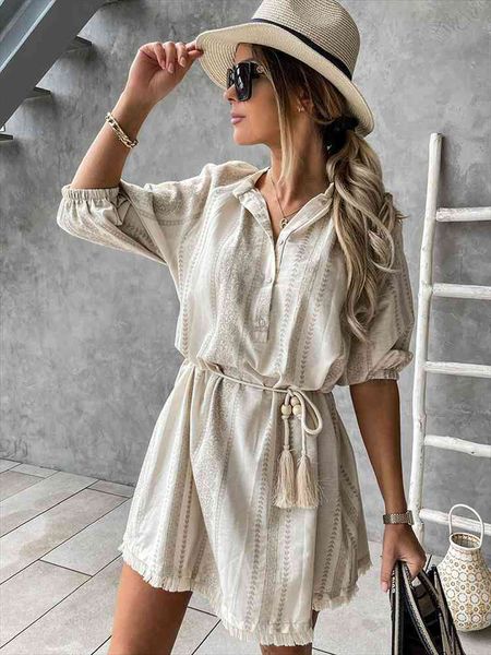 fashion half sleeve button boho mini shirt dress women summer long casual cotton sundress tassel beach dresses robe, Black;gray
fashion half sleeve button boho mini shirt dress women summer long casual cotton sundress tassel beach dresses robe, Black;gray