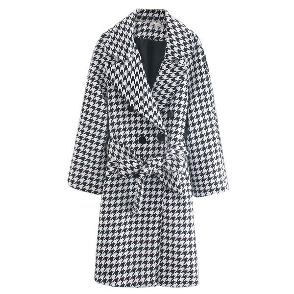 fandy lokar turn down collar wool fashion houndstooth jackets women elegant double breasted coats female ladies hxx1020, Black
fandy lokar turn down collar wool fashion houndstooth jackets women elegant double breasted coats female ladies hxx1020, Black