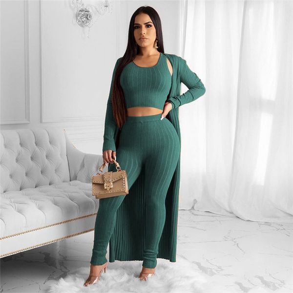 three pieces sets women long sleeve cardigan coat blazer cloak tank + pants outfit elegant strech 3 pieces outfits overalls sale f92909, White
three pieces sets women long sleeve cardigan coat blazer cloak tank + pants outfit elegant strech 3 pieces outfits overalls sale f92909, White