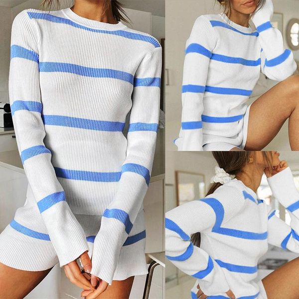 women's fashion round neck casual fresh striped long sleeve shorts casual suit striped, Gray
women's fashion round neck casual fresh striped long sleeve shorts casual suit striped, Gray