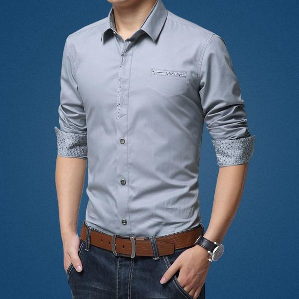 brand silky formal shirt men classic business long sleeve solid color print collar slim fit shirt brand clothing, White;black
brand silky formal shirt men classic business long sleeve solid color print collar slim fit shirt brand clothing, White;black