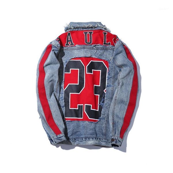 men's jackets aboorun fashion red patchwork denim jacket letter printed destroyed hole streetwear hip hop blue jeans male r32011, Black;brown
men's jackets aboorun fashion red patchwork denim jacket letter printed destroyed hole streetwear hip hop blue jeans male r32011, Black;brown