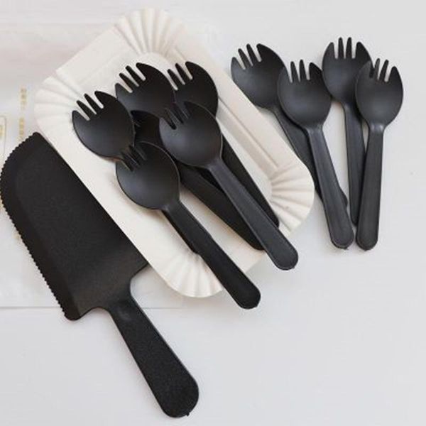 other festive & party supplies only one time tableware cake black thick plastic knife fork plate cutlery suit 1 10 forks plates accessories
other festive & party supplies only one time tableware cake black thick plastic knife fork plate cutlery suit 1 10 forks plates accessories