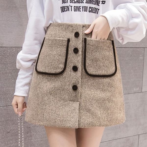 new 2021 autumn of women in wool knee skirts above short skirt high fallacy line mujer y389 w0eb b1ks, Black
new 2021 autumn of women in wool knee skirts above short skirt high fallacy line mujer y389 w0eb b1ks, Black