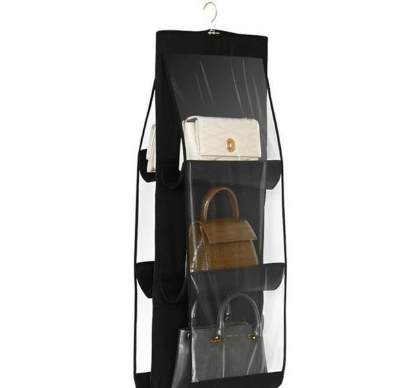 6 pocket folding hanging large clear handbag purse storage holder anti-dust organize wmtwfs bdegarden
6 pocket folding hanging large clear handbag purse storage holder anti-dust organize wmtwfs bdegarden
