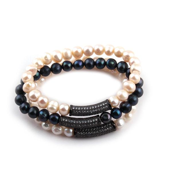 fashion women freshwater pearl strand bracelets hematite zircon paved bar pearl bracelet, Black
fashion women freshwater pearl strand bracelets hematite zircon paved bar pearl bracelet, Black