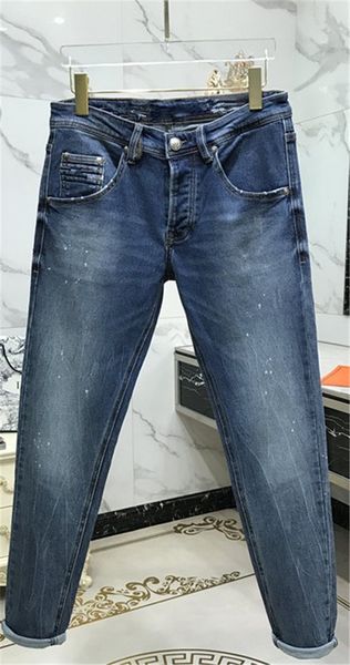 2020 new arrival mens designer casual autumn classic trousers famous brand zipper designer slim skinny jeans hip hop denim, Blue
2020 new arrival mens designer casual autumn classic trousers famous brand zipper designer slim skinny jeans hip hop denim, Blue