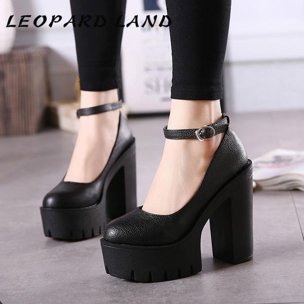 leopard land women's shoes fashion low-cut shoes black and white buckle chunky heel women's platform high heels -109-11
leopard land women's shoes fashion low-cut shoes black and white buckle chunky heel women's platform high heels -109-11