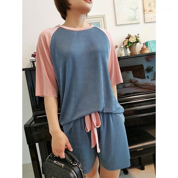 running sets women's suit round collar t-shirt casual shorts two-piece ice silk loose female summer cool breathable sport1, Black;blue
running sets women's suit round collar t-shirt casual shorts two-piece ice silk loose female summer cool breathable sport1, Black;blue