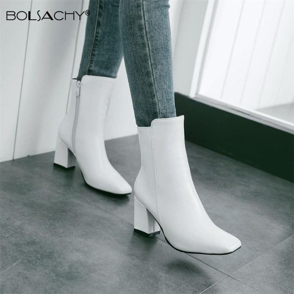 boots 2021 autumn winter classics pu leather retro square toe zipper ankle heel shoes women footwear white red 32-43, Black
boots 2021 autumn winter classics pu leather retro square toe zipper ankle heel shoes women footwear white red 32-43, Black
