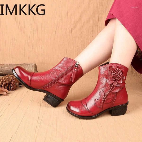 boots arrival vintage genuine leather ankle winter women warm shoes soft non-slip bottom soles y102231, Black
boots arrival vintage genuine leather ankle winter women warm shoes soft non-slip bottom soles y102231, Black