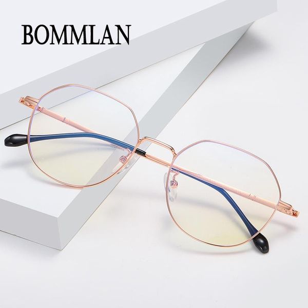 bommlan new computer glasses polygon big frame metal flat mirror men and women anti-blue glasses fashion goggles, White;black
bommlan new computer glasses polygon big frame metal flat mirror men and women anti-blue glasses fashion goggles, White;black