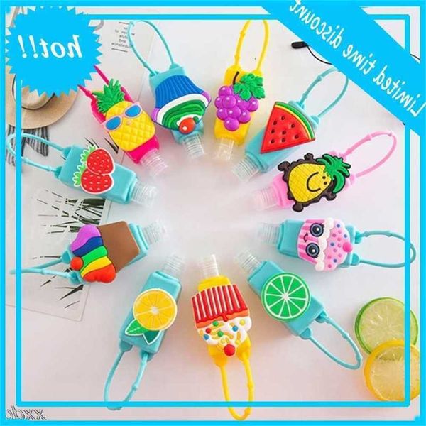 5pcs 30ml replaceable empty bottle with colourful carton fruit silicone cover portable hand disinfectant container dispenser, Black
5pcs 30ml replaceable empty bottle with colourful carton fruit silicone cover portable hand disinfectant container dispenser, Black