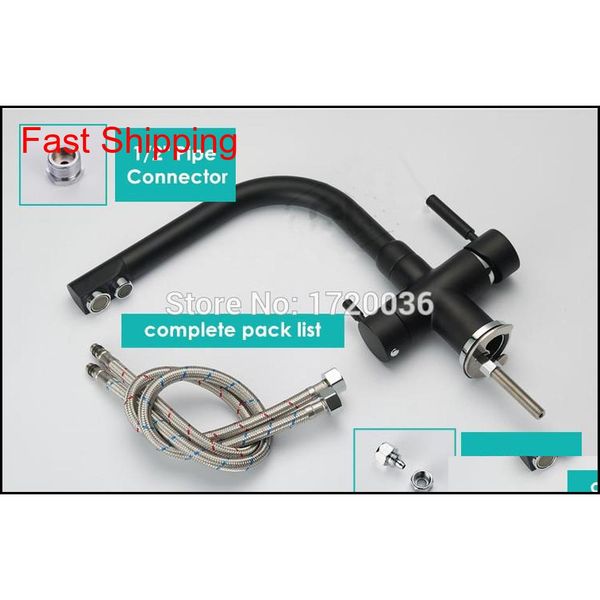wholesale- 2017 wholesale modern solid brass three ways alba black kitchen faucet osmosis tri flow sink mixer 3 qylmjf packing2010
wholesale- 2017 wholesale modern solid brass three ways alba black kitchen faucet osmosis tri flow sink mixer 3 qylmjf packing2010