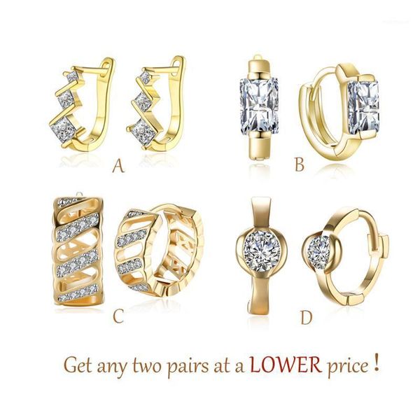 charm luxury square round hoop earrings for women with shiny cubic zirconia earring gold color suitable parties1, Golden
charm luxury square round hoop earrings for women with shiny cubic zirconia earring gold color suitable parties1, Golden