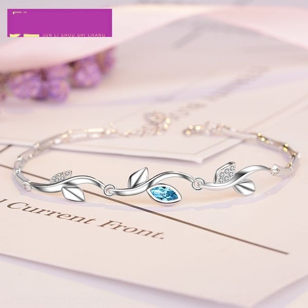 925 sterling silver women's leaf bracelet fashion bracelet fashion zircon jewelry silver jewelry bo2mh, Golden;silver
925 sterling silver women's leaf bracelet fashion bracelet fashion zircon jewelry silver jewelry bo2mh, Golden;silver