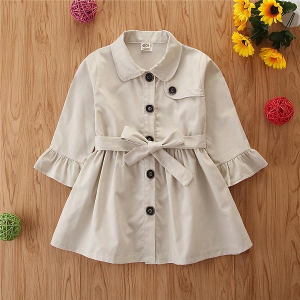 coat autumn little girls solid color trench girl fashion british style single-breasted lapel belt long-sleeve, Blue;gray
coat autumn little girls solid color trench girl fashion british style single-breasted lapel belt long-sleeve, Blue;gray