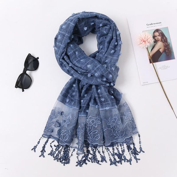 lmlaven plain pom cotton scarf hijab lace embroidered tassels scarves shawl autumn fashion women muslim headscarf 20pcs/lot1, Blue;gray
lmlaven plain pom cotton scarf hijab lace embroidered tassels scarves shawl autumn fashion women muslim headscarf 20pcs/lot1, Blue;gray