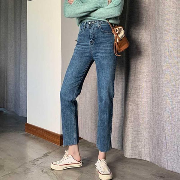 yamdi women high waist denim jeans female spring autumn slim fashion runway casual jeans pants split chic denim pants 2020 new1, Blue
yamdi women high waist denim jeans female spring autumn slim fashion runway casual jeans pants split chic denim pants 2020 new1, Blue