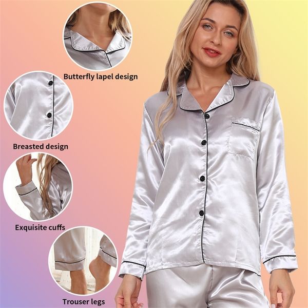 sleepwear women's pajamas nightwear robe sets set long sleeve pajamas set home clothes for women sleeping shirt home wear 201027, Black;red
sleepwear women's pajamas nightwear robe sets set long sleeve pajamas set home clothes for women sleeping shirt home wear 201027, Black;red