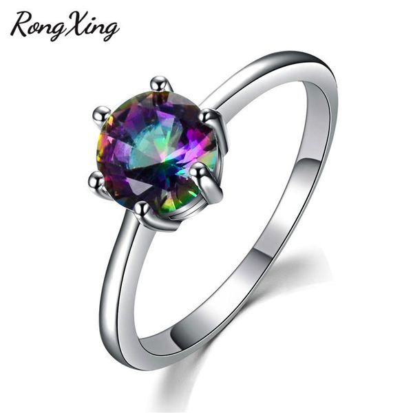 rongxing mystic rainbow round zircon six claw rings for women silver color multicolor cz ring wedding gifts rw1056, Golden;silver
rongxing mystic rainbow round zircon six claw rings for women silver color multicolor cz ring wedding gifts rw1056, Golden;silver