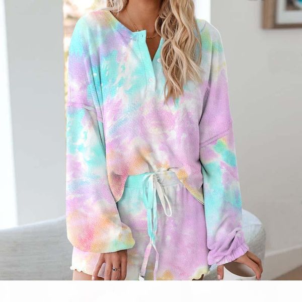 2020 autumn lounge wear set women 2 piece tie dye set female loungewearwo piece wwomen plus size short sets for women, Gray
2020 autumn lounge wear set women 2 piece tie dye set female loungewearwo piece wwomen plus size short sets for women, Gray
