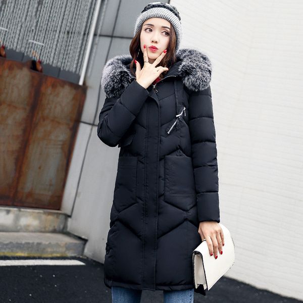 new arrival winter jacket women warm thicken long fur womens winter parka parkas hooded female coat cotton padded 201225, Black
new arrival winter jacket women warm thicken long fur womens winter parka parkas hooded female coat cotton padded 201225, Black
