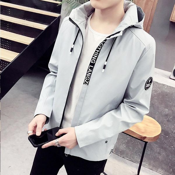 2020 autumn and winter solid color korean-style trend hooded jacket coat men's fashion jacket 702, Black
2020 autumn and winter solid color korean-style trend hooded jacket coat men's fashion jacket 702, Black