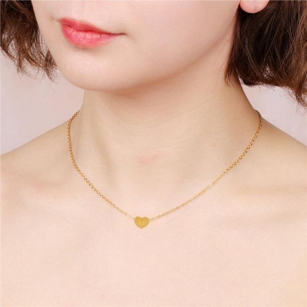 pendant necklaces titanium steel peach heart letter necklace 26 letters love clavicle neck chain personality fashion leisure delicate elegan, Silver
pendant necklaces titanium steel peach heart letter necklace 26 letters love clavicle neck chain personality fashion leisure delicate elegan, Silver