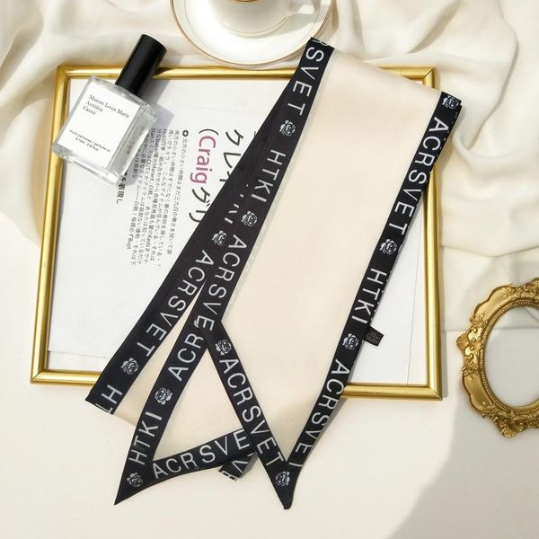 double-sided neckerchief scarf female spring summer autumn wild wrist ribbon long bag waistband skinny scarf women, Blue;gray
double-sided neckerchief scarf female spring summer autumn wild wrist ribbon long bag waistband skinny scarf women, Blue;gray