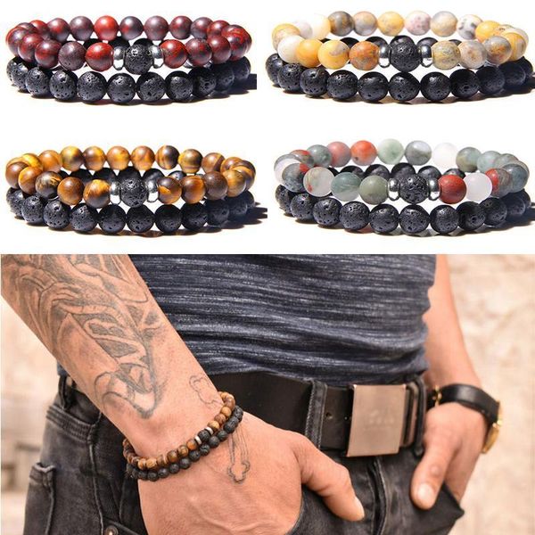 2pcs/set vinatge natural tiger eye stone beads bracelet black lava stone beads energy yoga bracelet jewelry for women men gifts1
2pcs/set vinatge natural tiger eye stone beads bracelet black lava stone beads energy yoga bracelet jewelry for women men gifts1