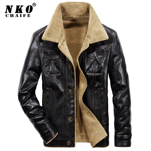 men's winter warm casual brand leather jacket parkas men autumn windproof fleece thick coat men fashion fur collar men jacket 201123, Black;brown
men's winter warm casual brand leather jacket parkas men autumn windproof fleece thick coat men fashion fur collar men jacket 201123, Black;brown