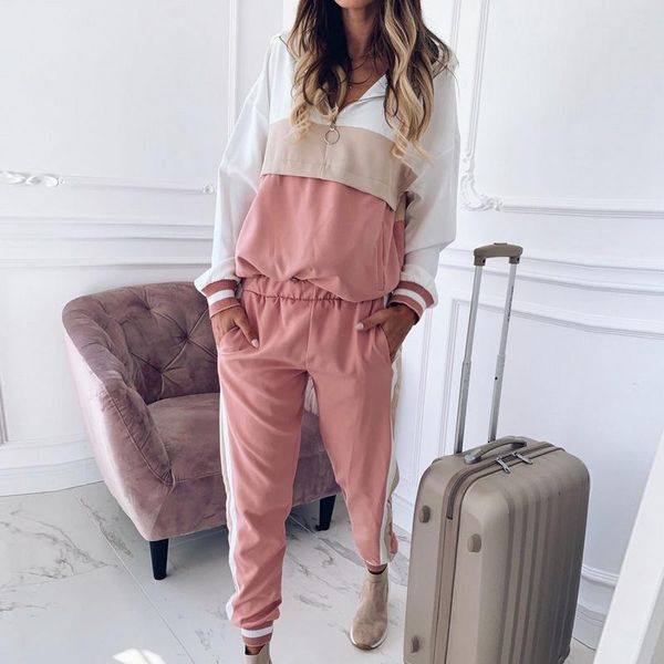 women's tracksuits wenyujh lounge wear plus size tracksuit women jogging two piece pants set autumn chandal loose suits mujer deportivo, Gray
women's tracksuits wenyujh lounge wear plus size tracksuit women jogging two piece pants set autumn chandal loose suits mujer deportivo, Gray