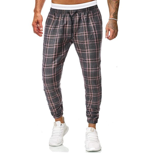 men's autumn and winter new leisure plaid casual jogging pants small foot wfb, Black
men's autumn and winter new leisure plaid casual jogging pants small foot wfb, Black