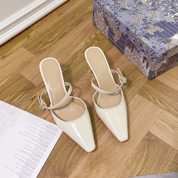 2022 luxury summer designer women dress sandals 7.5cm high heels shoes embroidered ribbons embellished flat bows sandals loafers with box, Black 
2022 luxury summer designer women dress sandals 7.5cm high heels shoes embroidered ribbons embellished flat bows sandals loafers with box, Black