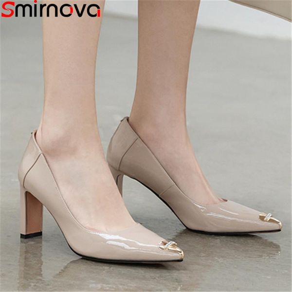 smirnova 2020 new arrival genuine leather pumps high heels pointed toe elegant party wedding shoes summer shallow ladies shoes, Black
smirnova 2020 new arrival genuine leather pumps high heels pointed toe elegant party wedding shoes summer shallow ladies shoes, Black
