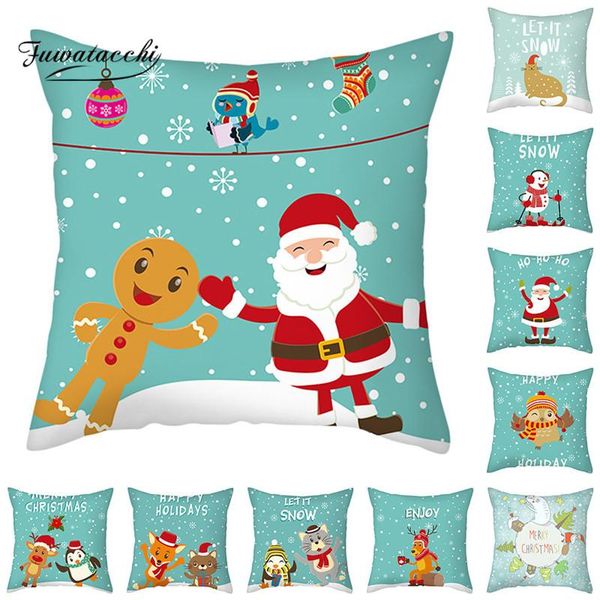 fuwatacchi winter printed cushion cover christmas gift decorative pillows cover for home sofa throw pillowcases 45*45cm double
fuwatacchi winter printed cushion cover christmas gift decorative pillows cover for home sofa throw pillowcases 45*45cm double