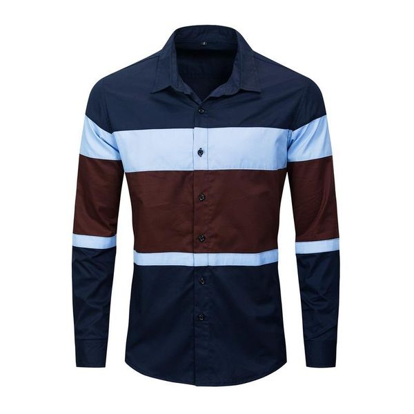 men's casual shirts large cotton long sleeve shirt fashion color matching baggy lapel denim mens, White;black
men's casual shirts large cotton long sleeve shirt fashion color matching baggy lapel denim mens, White;black