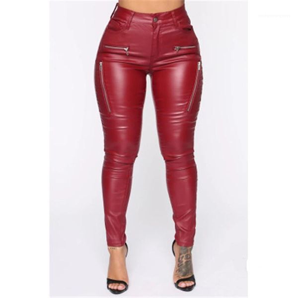 pants fashion trend zipper mid waist casual skinny trousers clothing female new spring slim leather with pockets pants women pu leather, Black;white
pants fashion trend zipper mid waist casual skinny trousers clothing female new spring slim leather with pockets pants women pu leather, Black;white