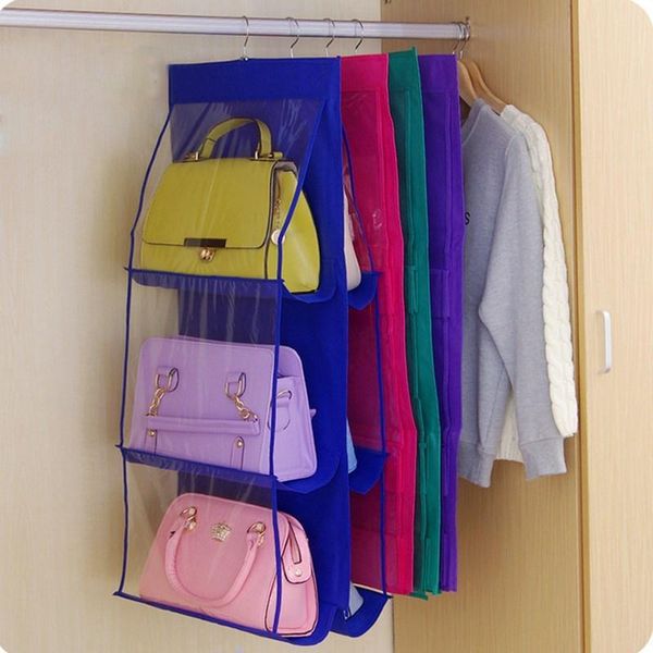 double-sided six-layer bag storage dustproof hanging bag storage organizing folders environmentally friendly hanging multilayer
double-sided six-layer bag storage dustproof hanging bag storage organizing folders environmentally friendly hanging multilayer